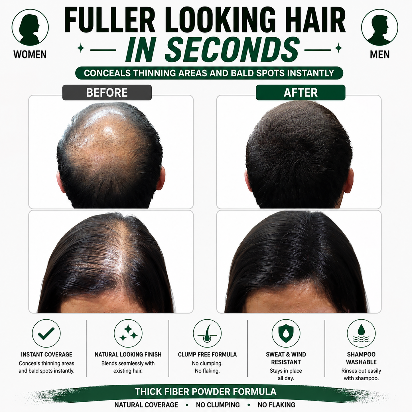 Hair Fibres 56g - Single Bottle