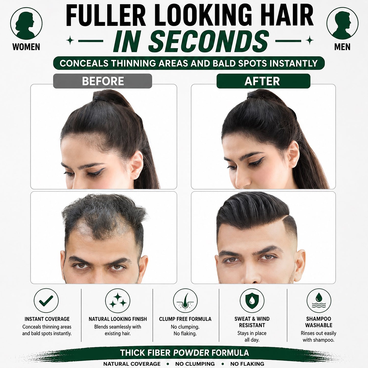 Hair Fibres 56g - Single Bottle
