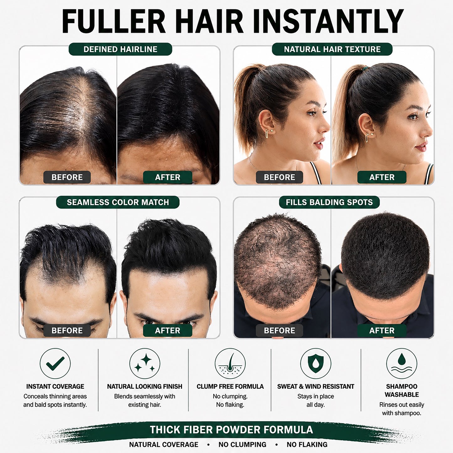 Hair Fibres 56g - Single Bottle