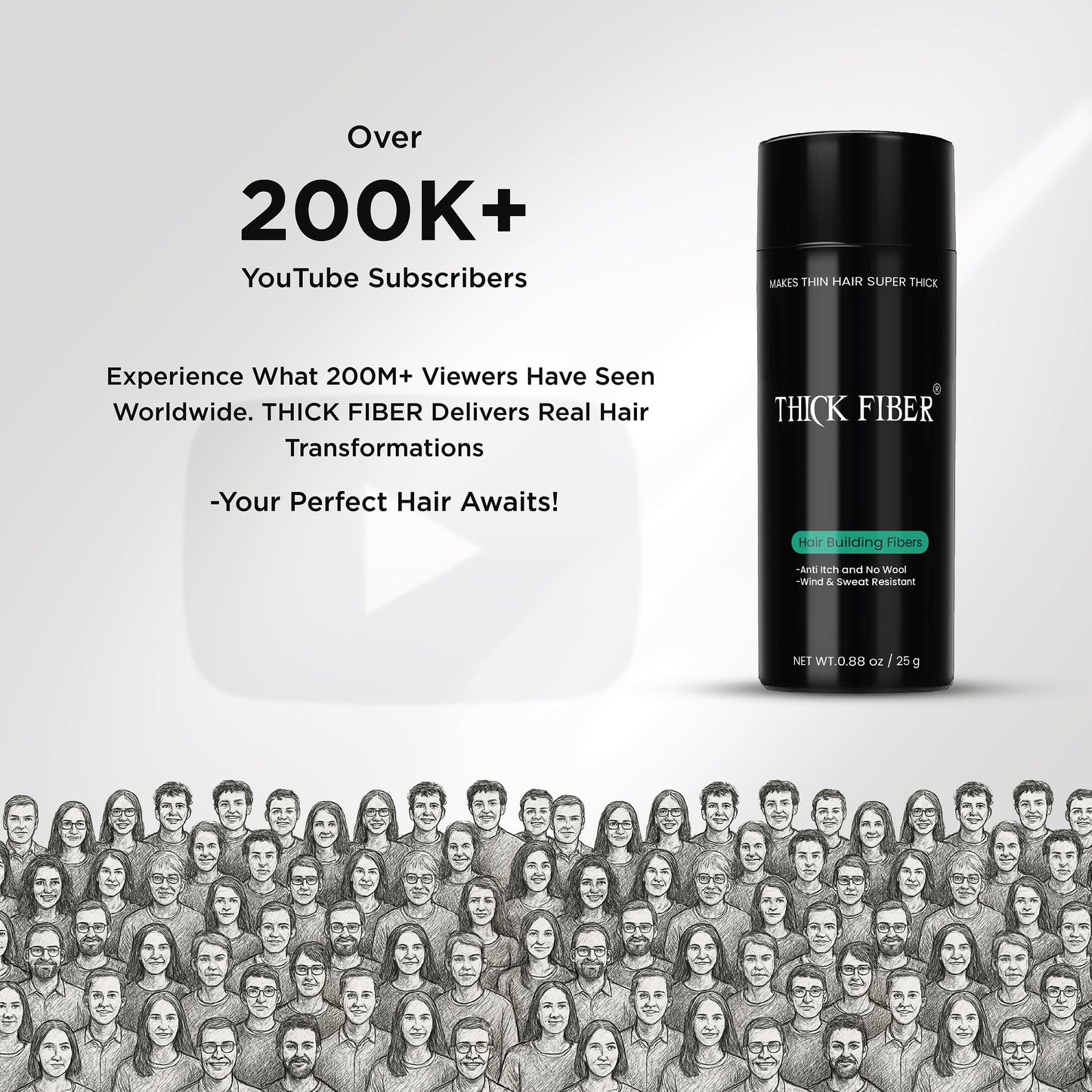 Hair Fibres 25g - Single Bottle