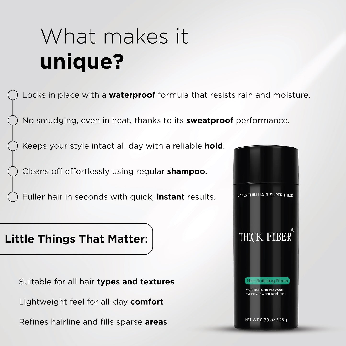 Hair Fibres 25g - Single Bottle